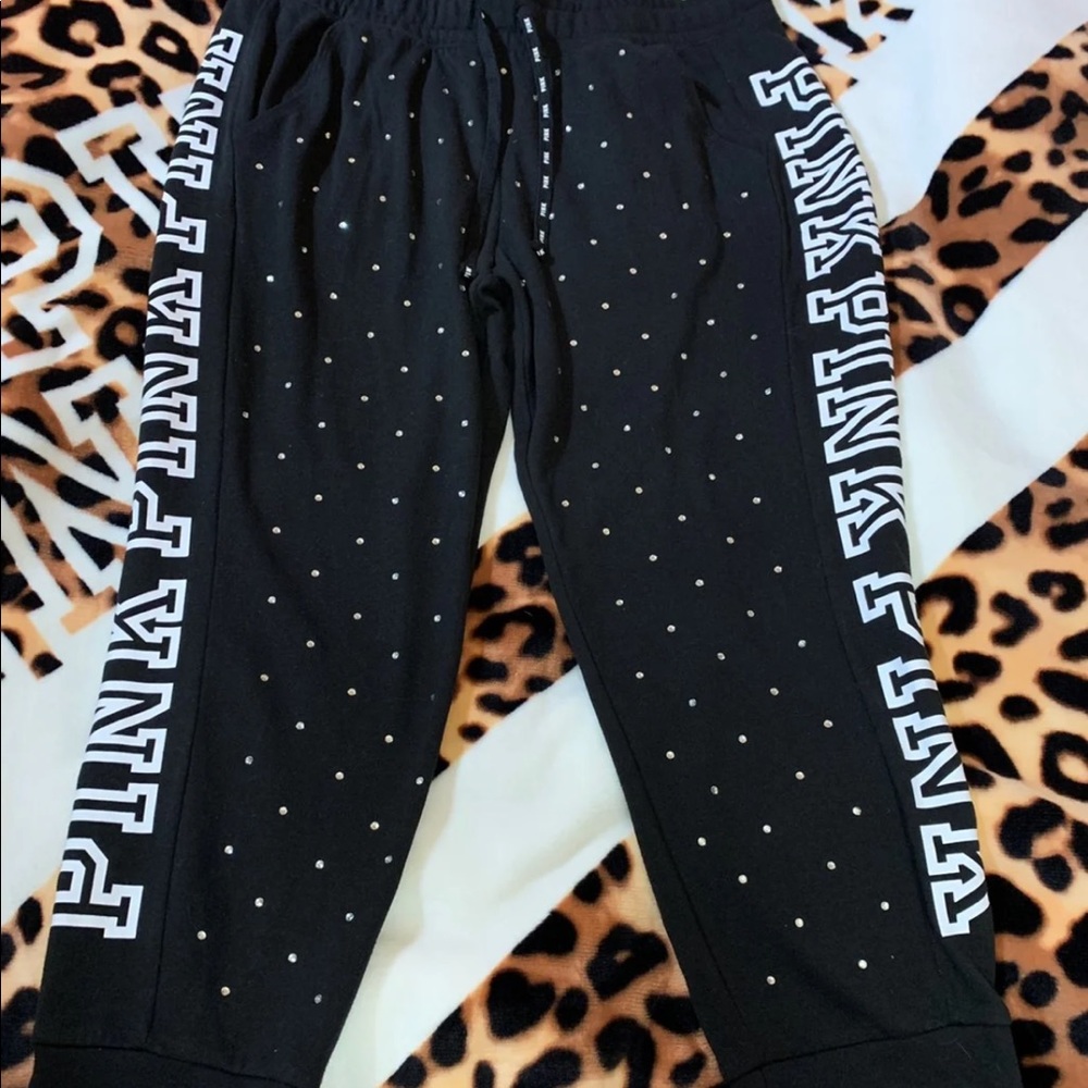 Victoria’s Secret PINK bling  Classic joggers NWT!